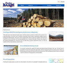 加拿大o大巴龍原木公司網站定制解決方案 專業伐木與木材展示平臺