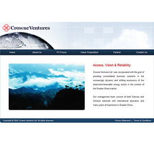 Crowne Ventures攜手上海網頁設計公司，打造專業的投資網站定制服務
